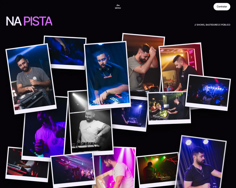 DJ Laroca: tela 3 do projeto